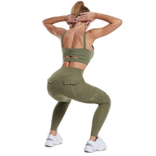 Load image into Gallery viewer, Shascullfites Melody Yoga Pants Pocket Sportswear Woman Gym High Waist Sporty Leggings Woman Push Up 3 Colors Available
