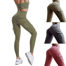 Load image into Gallery viewer, Shascullfites Melody Yoga Pants Pocket Sportswear Woman Gym High Waist Sporty Leggings Woman Push Up 3 Colors Available
