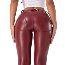 Load image into Gallery viewer, Shascullfites Melody Tailored Push Up Hip New Autumn Women PU Skinny Pants Sexy Trousers Slim Leggings Elastic Women&#39;s Tight Pants

